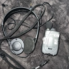 Williams Sound Pocketalker Ultra with Rear-Wear Headphone - PKTD1H26