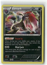 2015 Pokemon XY BREAKthrough Zoroark 91/162 Reverse Holo Rare on eBay