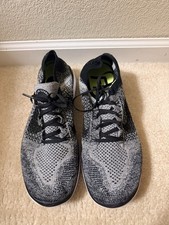 Nike Free RN Flyknit 942838-101 Men’s Size 12 Oreo Black White Running Sneakers