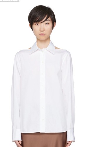 Helmut Lang Cut Out Shirt Size S - Picture 3 of 12