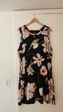 KAREN KANE FLOWER PRINT DRESS, SLEEVELESS, LINED, 3X - EXCELLENT!