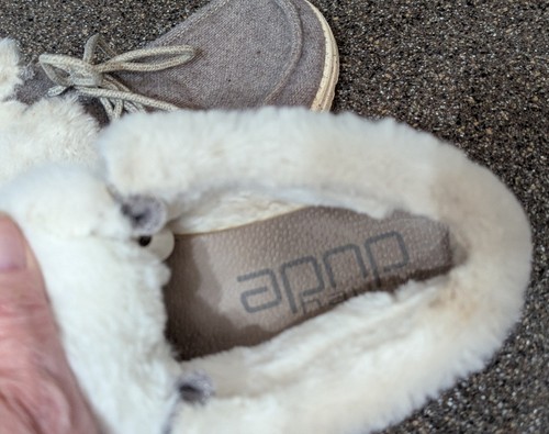 Hey Dude Britt Damenstiefel mit Fell gefüttert anthrazit Größe US8 UK6 Freizeit Komfort Schuhe - Bild 11 von 13