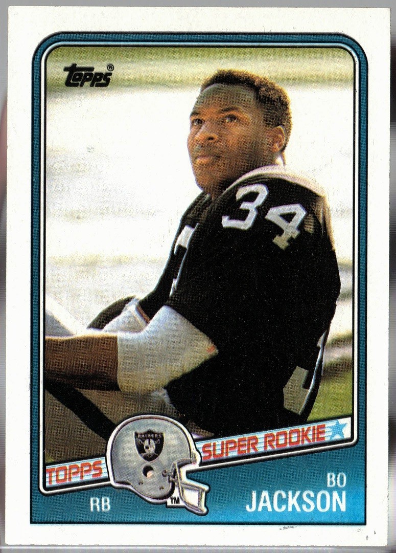 1988 Topps Football #327 Bo Jackson Rookie Card RC Raiders