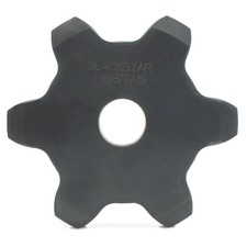H667XA6 ANSI #667 Roller Chain Sprocket 6 Tooth Hardened Solid Steel BLACKSTAR