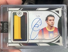 Topps Dynasty UEFA Champions League 2024/25 Xavi FC Barcelona Patch Auto 1/5