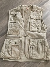 Vintage 1986 Banana Republic Safari Photojournalist Vest Mesh Back Size Large