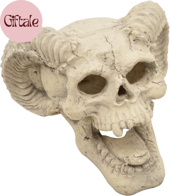 #ad Fire Pit Demon Skull Gas Log for Ventless amp; Vent Free Propane Gel Ethanol El $81.98