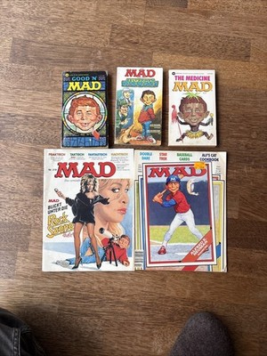 5 x MAD Magazine Vintage Paperbacks Bundle Hefte Bücher englisch deutsch 