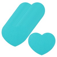 100Stk Herz-Ausschnitte Papier 6.3X7.4Cm HerzföRmige Karten FüR Diy Blau
