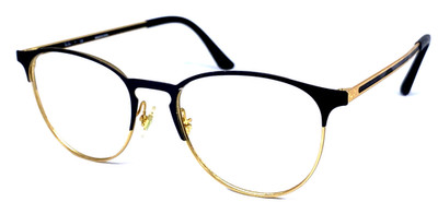 RAY-BAN RB6375 3051 Gold Black Matte 51-18-145 Eyeglasses Frame 