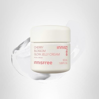 Innisfree Cherry Blossom Glow Jelly Cream with Niacinamide, Korean Hydrating