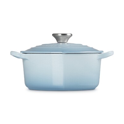 Le Creuset Cocotte D'Amour Loop 20cm 1.9L Coastal Blue Heart Shape