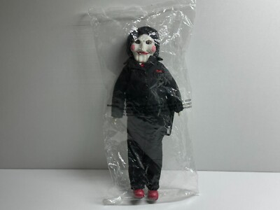 NECA SAW Plush Doll JIGSAW'S PUPPET Billy Doll Figur Black Neu OVP  BLITZBEREIT 
