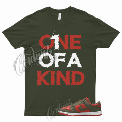 1OAK T Shirt to Match Dunk Low Mystic Red Olive Cargo Khaki Rough Green Mid High