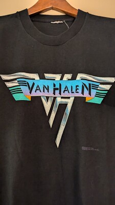 Vtg 90s Van Halen Atomic Punk Shirt Size L 21x29 Rare Single