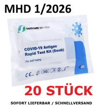 20x Corona Schnelltest Laientest Selbsttest SAFECARE COVID 19 Haltbar 1/2026