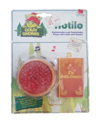 Hotilo Lagerfeuer Goldi Gnomis Vintage Spielzeug Figur Zubehör EuroPlay 90er OVP