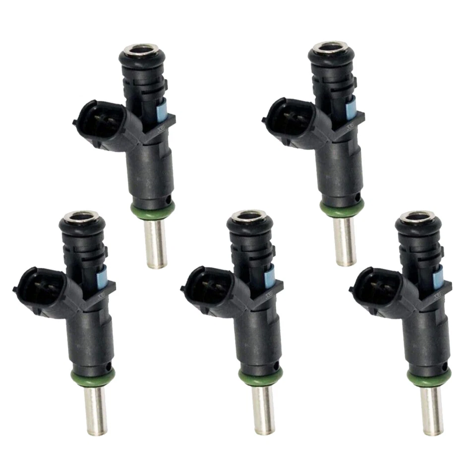 5X Inyectores de combustible 07K906031C para Volkswagen Golf SportWagen 2,5 L 2010 2011 2012 Foto 4 de 4
