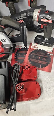 🔥CRAFTSMAN 19.2 Volt 15 Piece Tool Set Everything Works Read