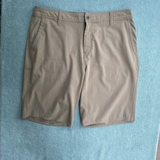 O'Neill Men's Hybrid Board Shorts Size 36 Surf Chinos Stretch Tan No Drawstring