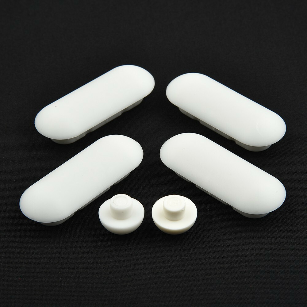 White Toilet Seat Buffers Bumpers Replacement Pads White Stop Bumper