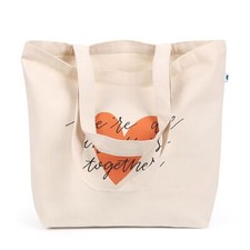 Tote Bag Lightweight and High Capacity Natural Cotton Canvas Shopping Bag Mul...