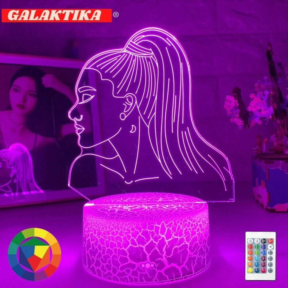 Ariana Grande 3D LED Night Light Colorful Remote Control Perfect