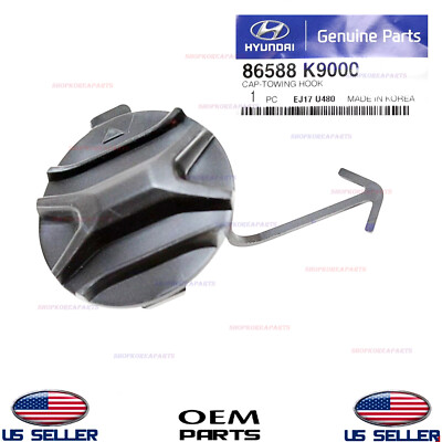 Genuine OEM Front Bumper Tow Eye Hook Cap Cover 2019-2022 Hyundai Veloster N