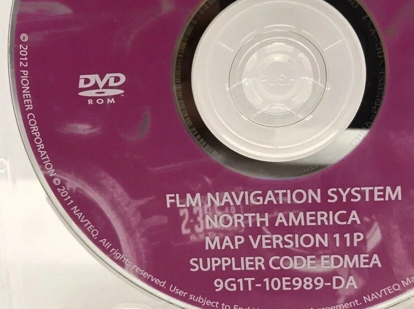 2007-2009 Lincoln MKZ Ford Mustang Fusion Navigation OEM DVD Map 11P Update D025 - Image 2 of 4