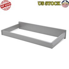 Flat Changing Topper Dressers Convenient Secure Changing Area Nursery Use Gray