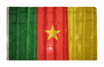 3x5 Cameroon Republic Flag 3'x5' Banner Grommets 100D