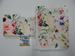 floral burp cloths