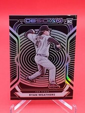 Ryan Weathers 2021 Chronicles Baseball Obsidian RC #32 San Diego Padres Rookie