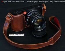 LUIGI's PREMIUM CASE STRAP 4 LEICA TL,T,GRIP,UPS INCLUDED,MAKE YOUR COLOR CHOICE