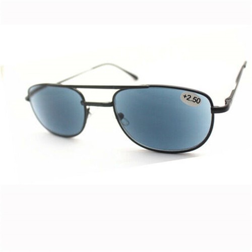 Tinted Sunglasses Reading Outdoor Glasses Men Pilot Readers +1.0 1.5 2.0 2.5 3.0 - Picture 10 of 11