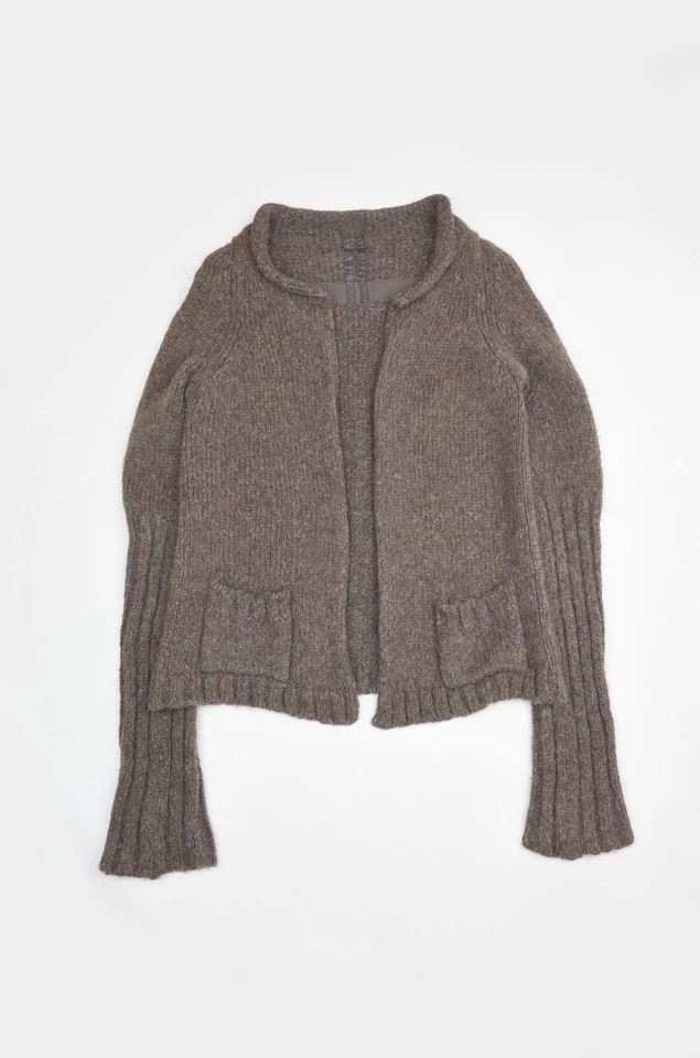 Rick Owens Alpaca Merino Wool Cardigan Sweater Made in Italy – Size XS - Image 3 of 4