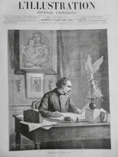 1884 1885 Jules Massenet Manon 2 Ancient Newspapers