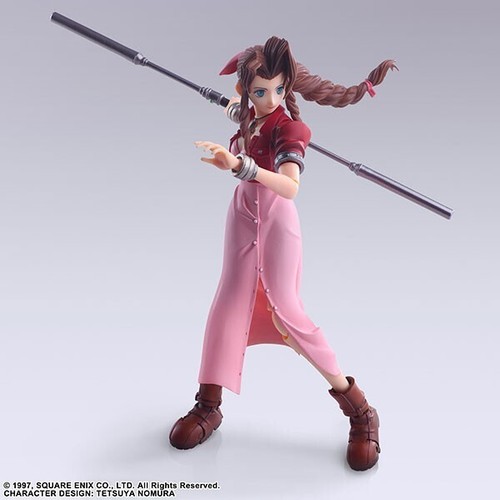 Square Enix Bring Arts Aerith Gainsborough Final Fantasy VII Action PVC Figure - Picture 6 of 9