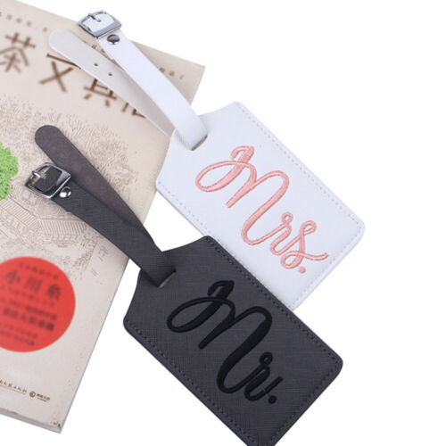 2 pièces étiquettes bagages sac à main étiquette de mariage étiquettes - Photo 1 sur 12