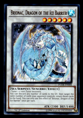 Brionac, Dragon of the Ice Barrier - DUDE-EN008 - 1st Ed- Ultra NM