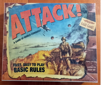 Brettspiel  Attack!  von Eagle Games (Spielregeln auf Englisch)