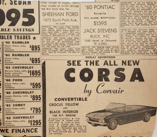 1965 Ford Galaxies Original Public Promotional Advertisement Newspaper Print Ad - Picture 3 of 4