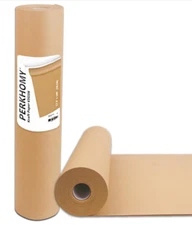 17.5" x 1200'' Brown Kraft Paper 50 lb Basis Thick Roll Packaging Shipping NEW**