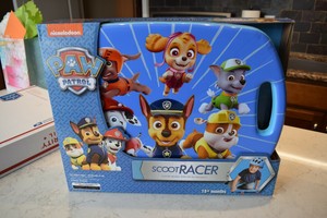paw patrol scooter racer