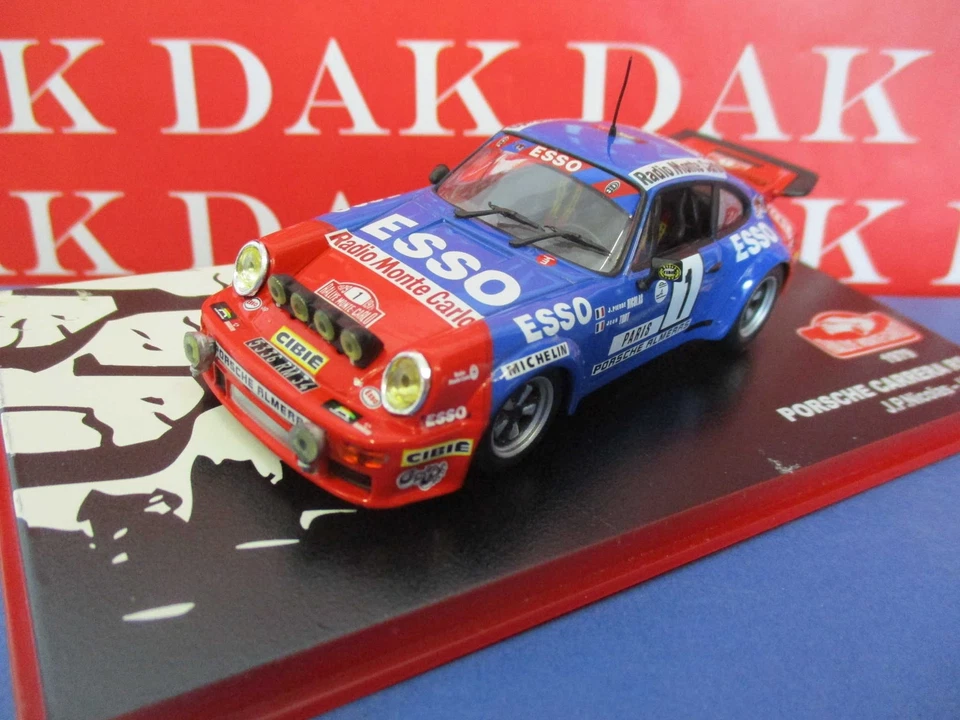 Die cast 1/43 Modellino Auto Porsche 911 Carrera RS Rally Monte Carlo 1979 Nicol - Immagine 2 di 4