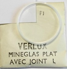 VERRE MONTRE DIAMETRE 30.3 mm PLAT AVEC JOINT EN "L"