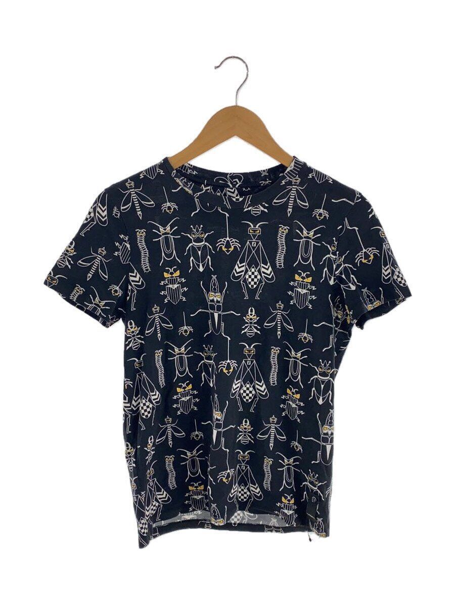 FENDI T-SHIRT XS COTTON Black ALL-PATTERN Used | eBay