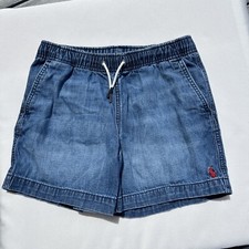 Polo Ralph Lauren Blue Jean Pull-on Shorts Boys Sz 14