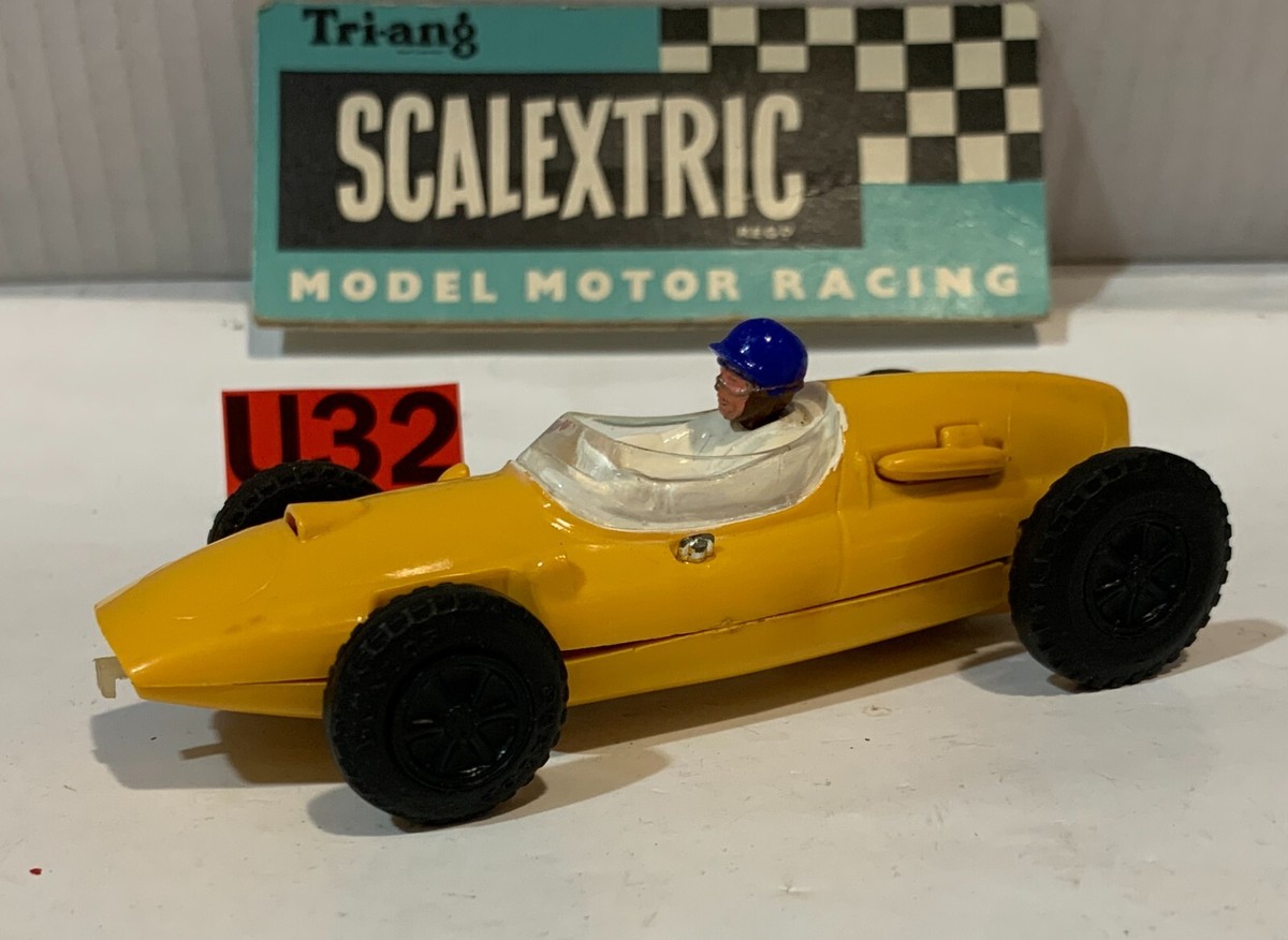 Slot Car SCX Triang Scalextric MM/C58 Cooper F1 Yellow Fixed
