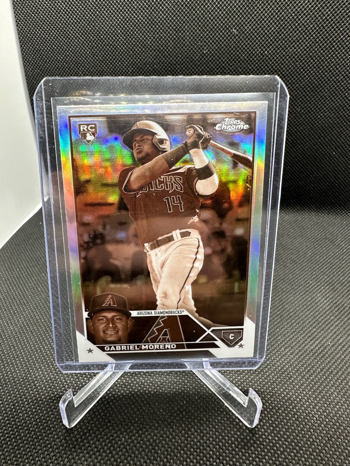 2023 Topps Chrome Update Sepia Refractor Gabriel Moreno RC USC36